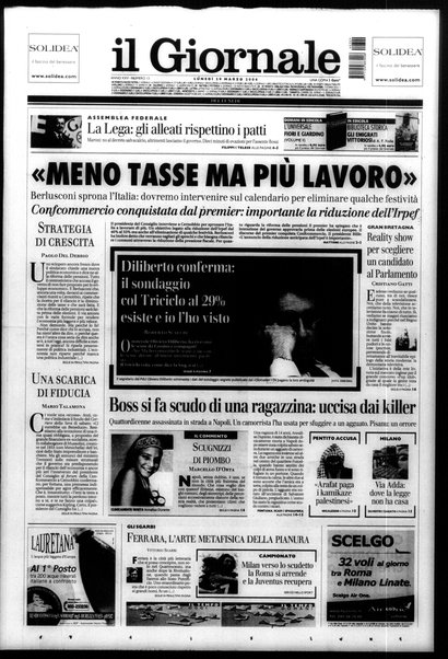 Il giornale del lunedi